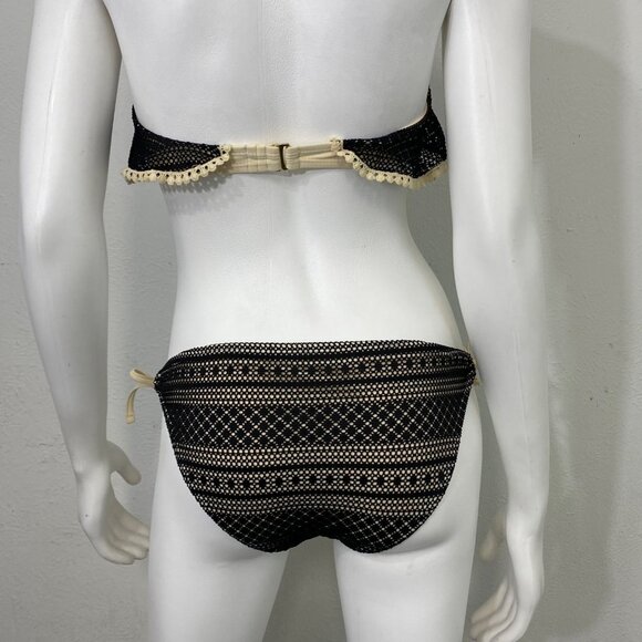 Inmocean 2pc Black Bikini Top SzS Bottom SzM - Picture 10 of 16